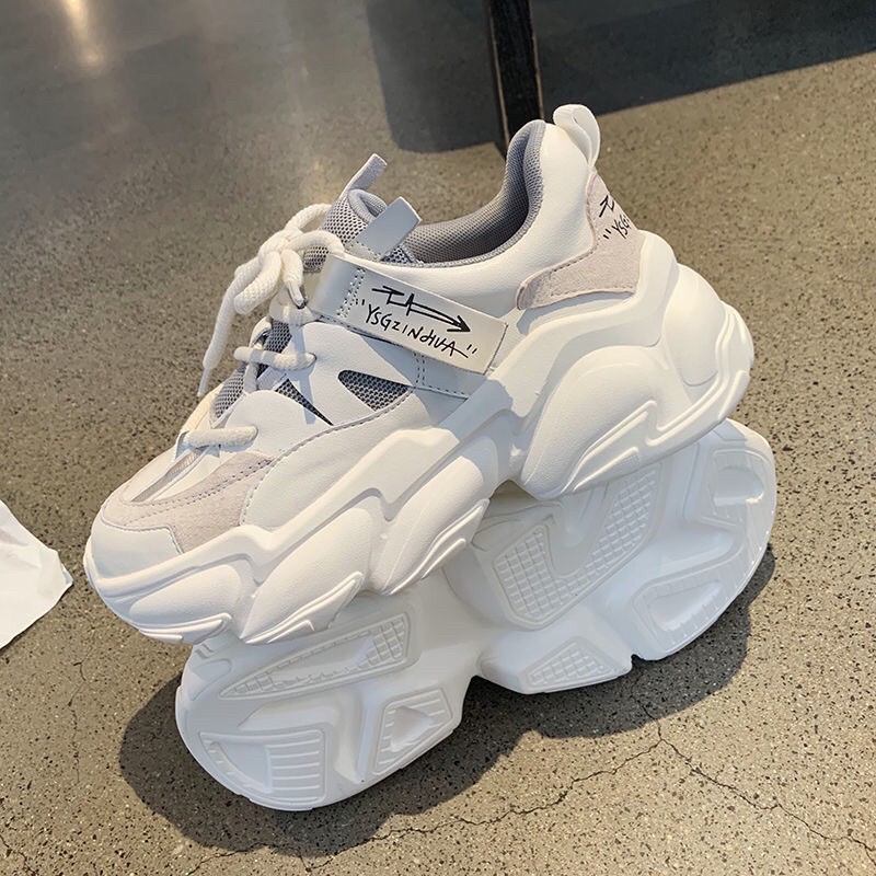 Giầy Thêt Thao Nữ Snearker Nữ Đế Sóng