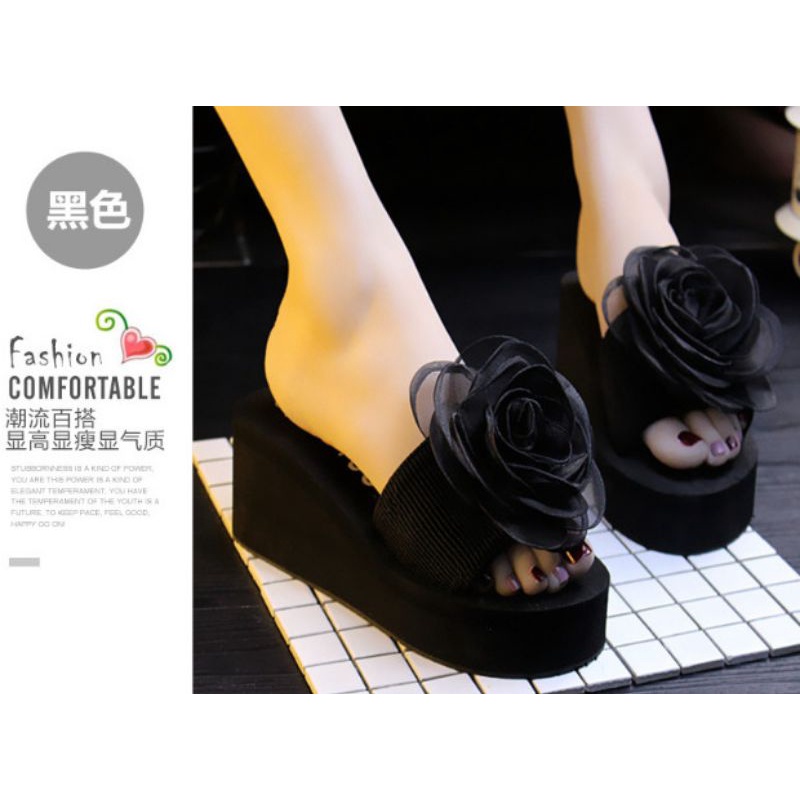 Dép xuồng xốp quai bông cao cấp 7f
