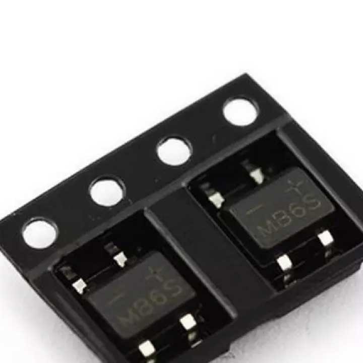 Linh Kiện Dioe Cầu MB6S 600V 0.5A SOP4