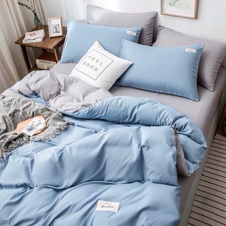 Bộ chăn ga gối cotton tici khò khò bedding 4 món