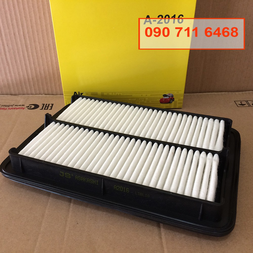 Lọc gió động cơ xe Nissan Navara 2.5 2005, 2006, 2007, 2008, 2009, 2010, 2011, 2012, 2013 16546-EB70D hàng Nhật
