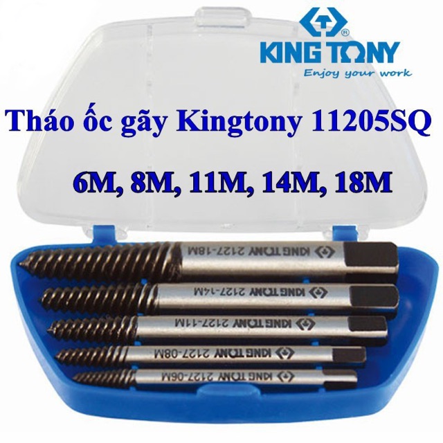 11205SQ Bộ 5 mũi lấy ốc gãy cao cấp Kingtony