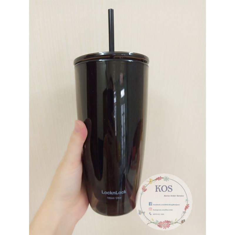 LY NHỰA LOCK&LOCK KÈM ỐNG HÚT