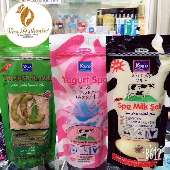 Muối Tắm Sữa Bò YOKO Spa Milk Salt