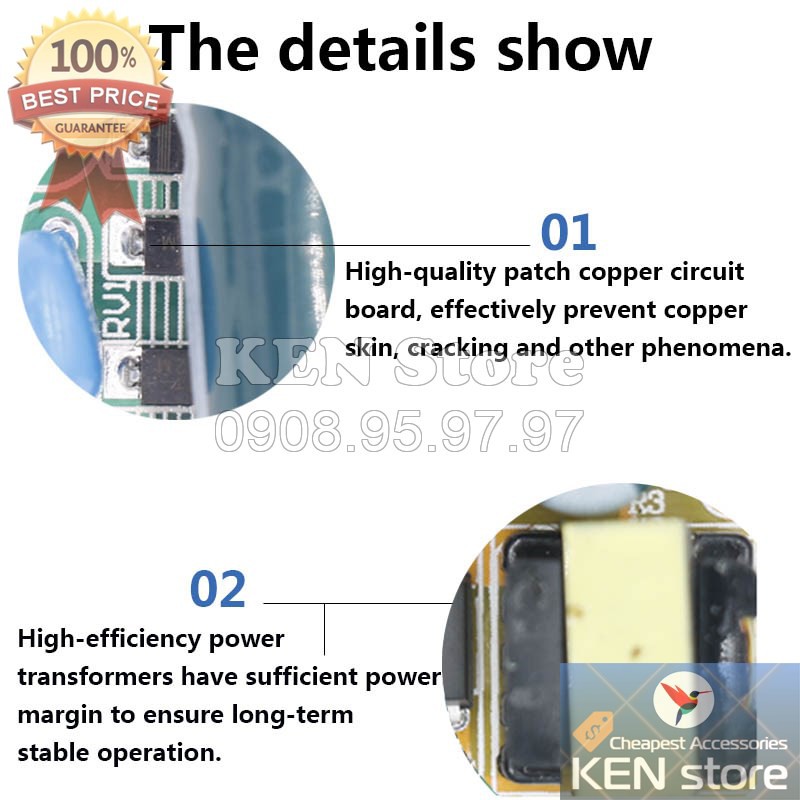 Nguồn led driver, bộ chuyển dòng, chấn lưu cho chip led luxeon | BigBuy360 - bigbuy360.vn