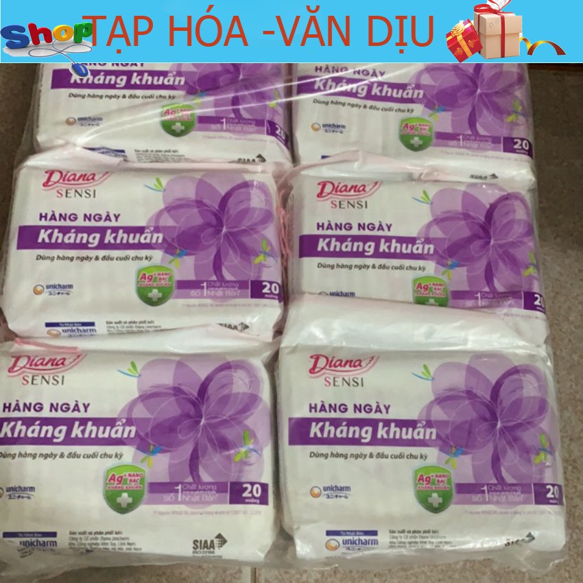 Băng hằng ngày Diana Sensi 20 miếng còn hàng tạp hóa Văn Dịu