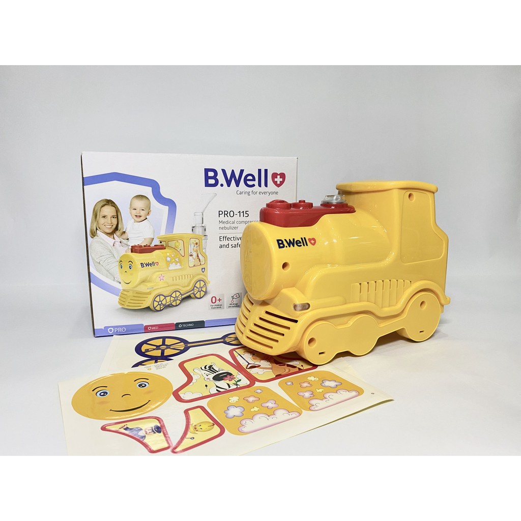 Máy xông khí dung cho bé BWELL PRO115 -Máy xông mũi họng B.well Pro-115 – Thụy Sĩ – Chính hãng