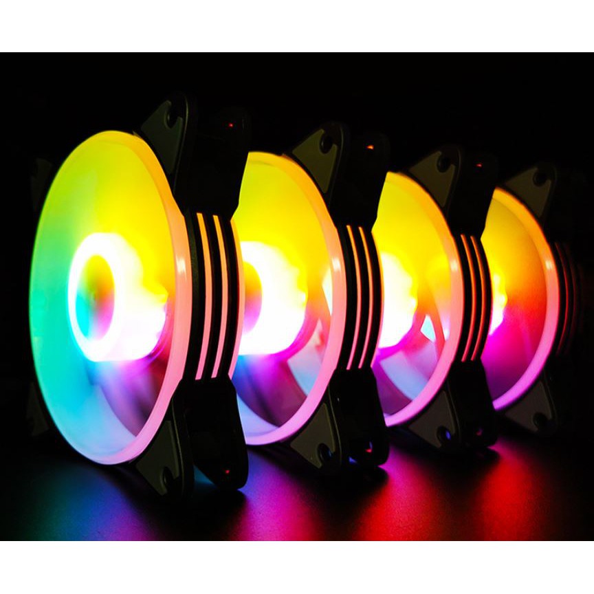 Quạt Tản Nhiệt, Fan Case Led RGB Coolmoon H1 - Đồng Bộ Hub