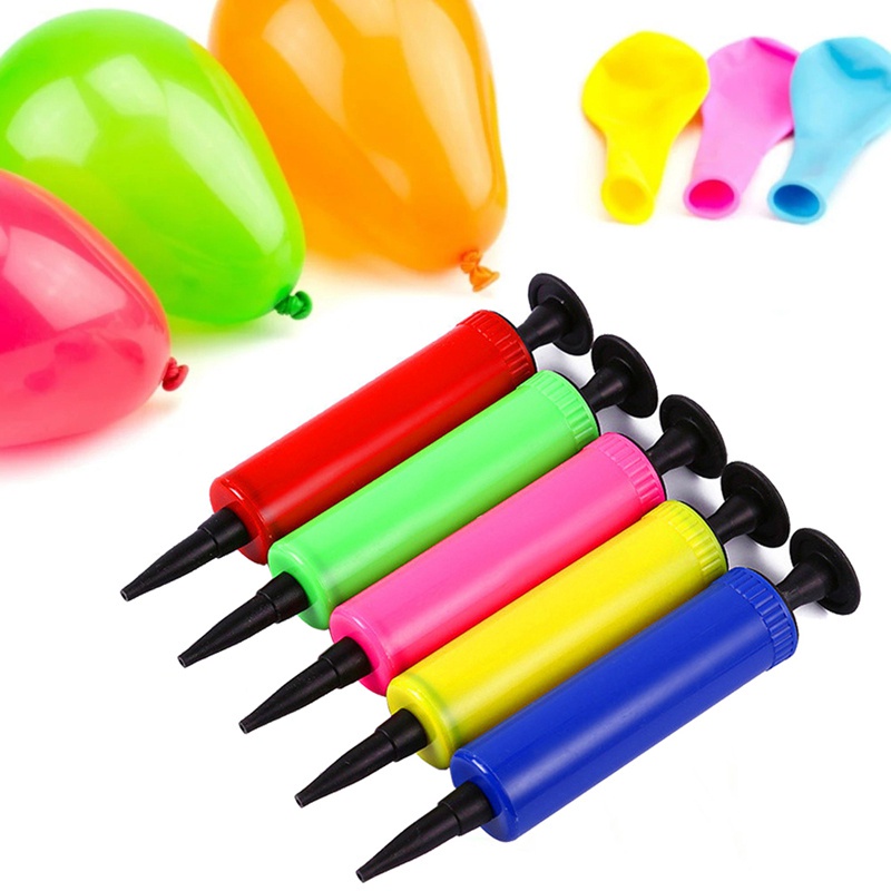 Dụng Cụ Bơm Bong Bóng Cầm Tay Mini Màu Sắc Ngẫu Nhiên