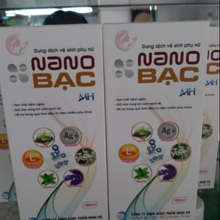 DUNG DỊCH VỆ SINH PHỤ NỮ NANO BẠC - 100ML