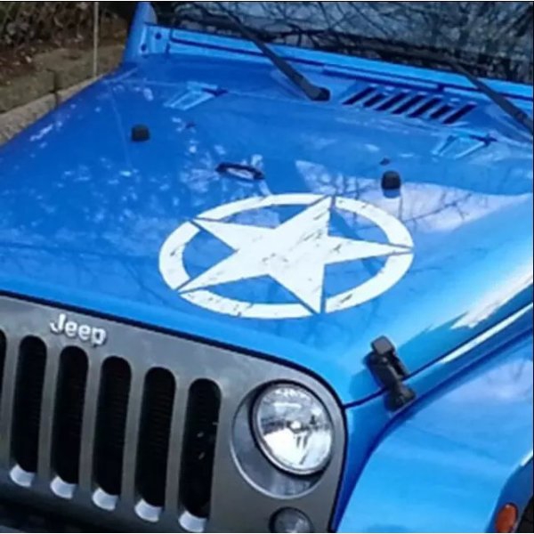 Sticker hình ngôi sao dùng dán trang trí ô tô