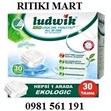Viên Rửa Chén Bát Ludwik Dòng Eco Hộp 30 Viên Hoàn Toàn Từ Thiên Nhiên Cực Kỳ An Toàn Cho Sức Khỏe