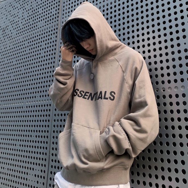 Áo hoodie Nam Nữ unisex form rộng Essentials có mũ, hoodie Unisex Nam Nữ form rộng essentials cá tính -UNA07