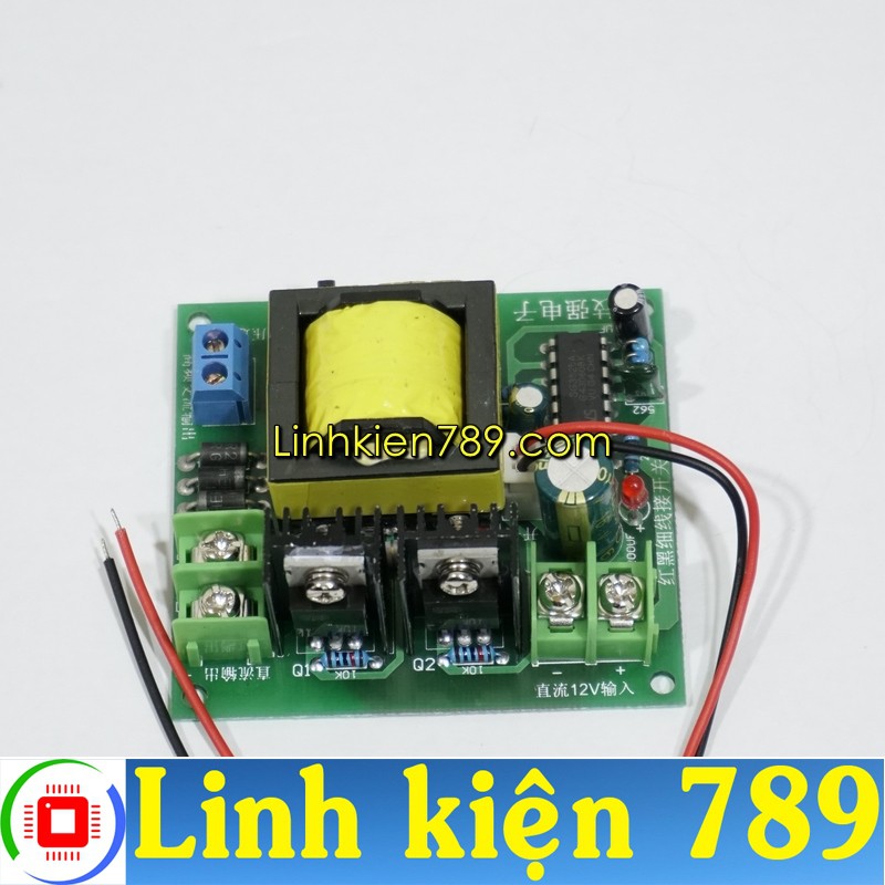 Mạch tăng áp 12-220V 150W kích điện 12v lên 220v