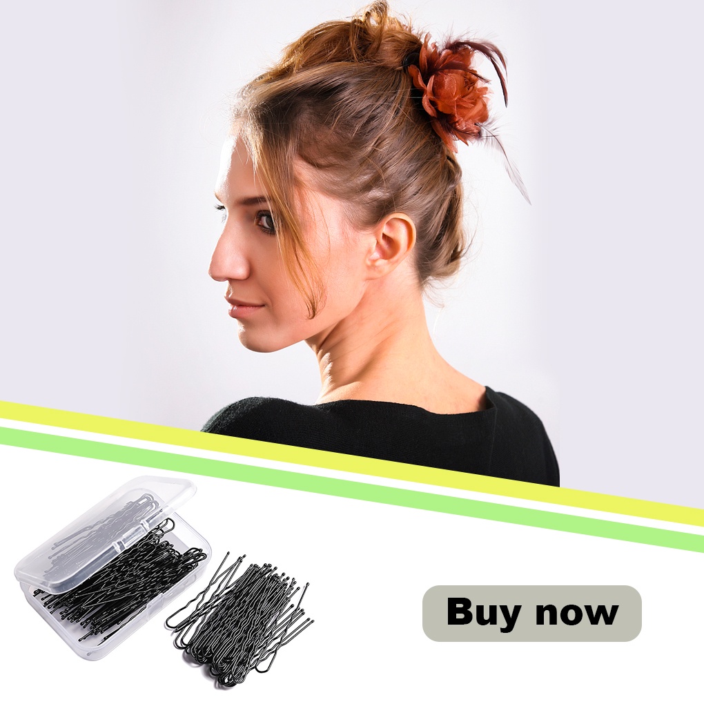 Set ghim tóc hình chữ U lớn đơn giản tiện dụng thời trang