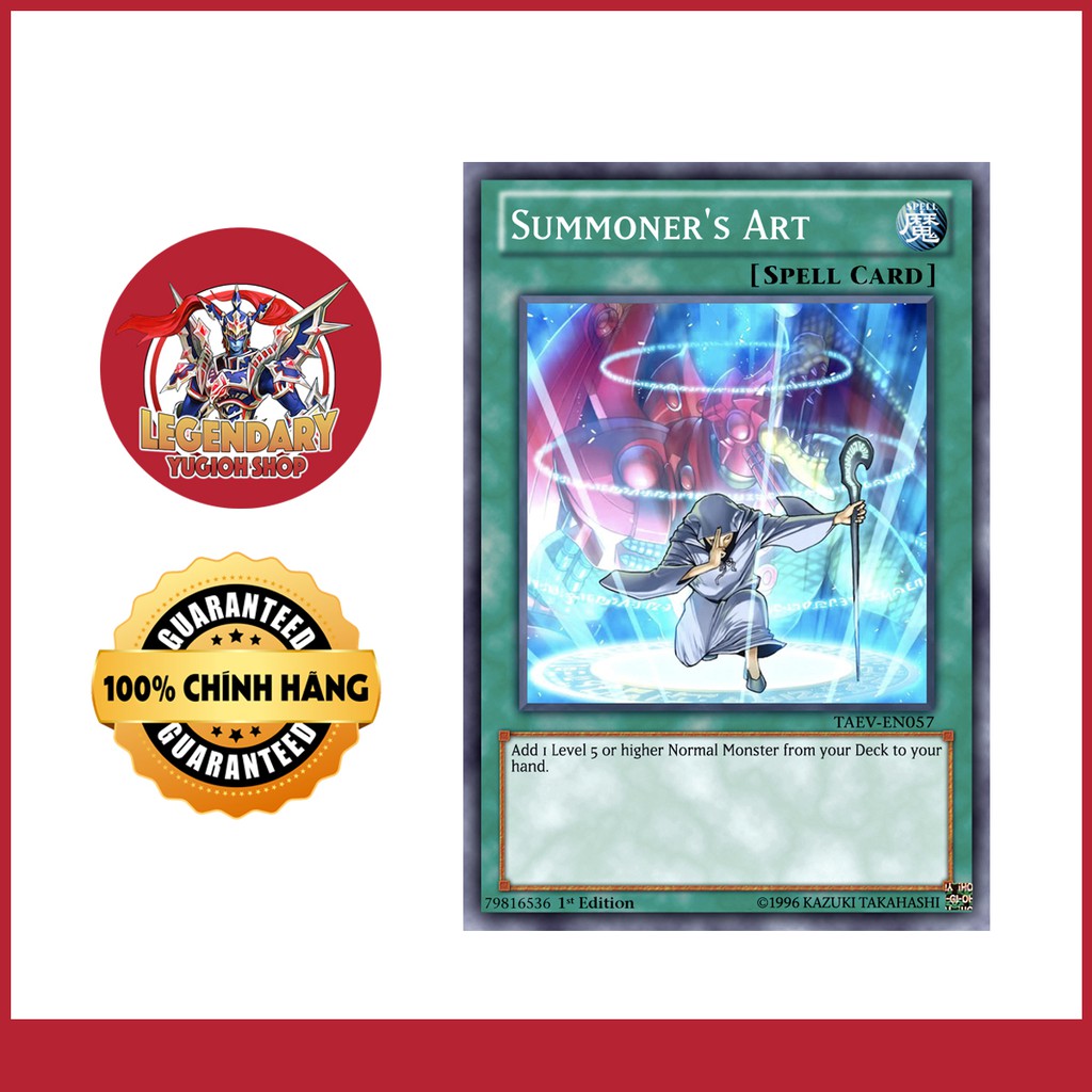 [EN-JP][Thẻ Bài Yugioh Chính Hãng] Summoner's Art