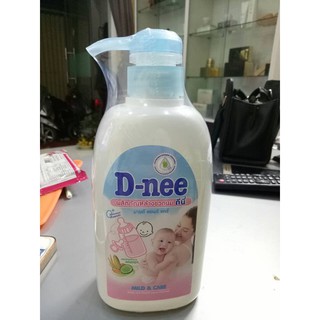 (FREESHIP 99k) Nước rửa bình sữa Dnee newborn, Dnee Organic chai 620ml Thái Lan dành cho bé