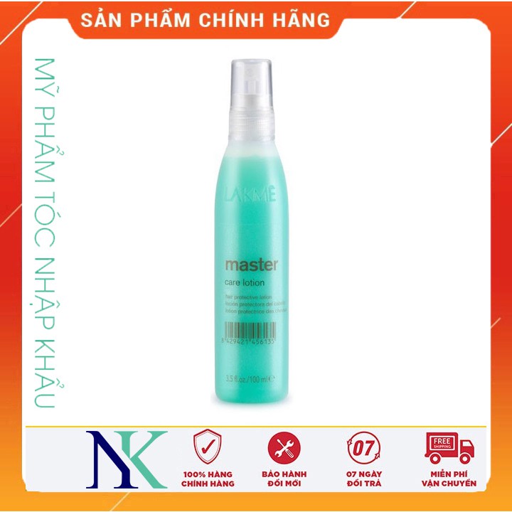 Xịt dưỡng Lakme dưỡng ẩm tóc Master care lotion 100ML