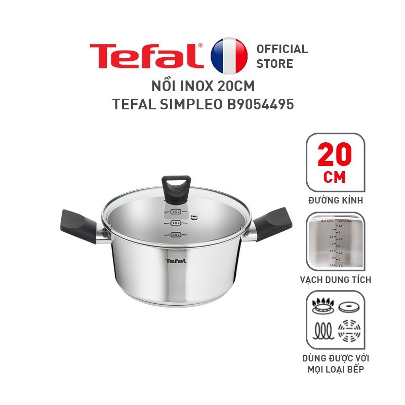 Nồi inox Tefal Simpleo 20cm