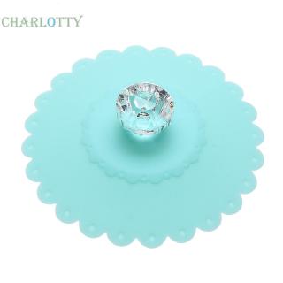 Cha ˇLace Silicone Diamond Cup Lid Thermal Insulation Cup Cover