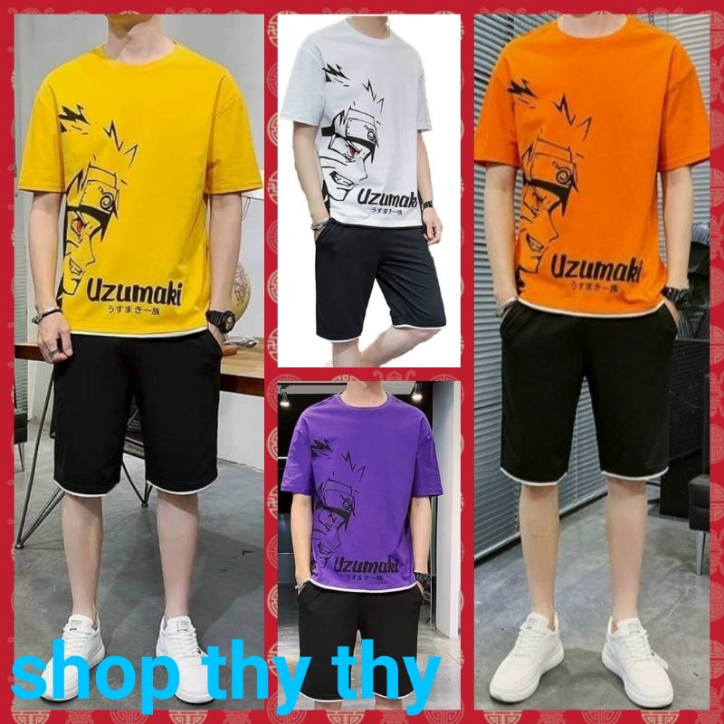 Bộ đồ thể thao nam, Đồ bộ mặc hè chất thun lạnh thoáng mát co giãn 4 chiều
