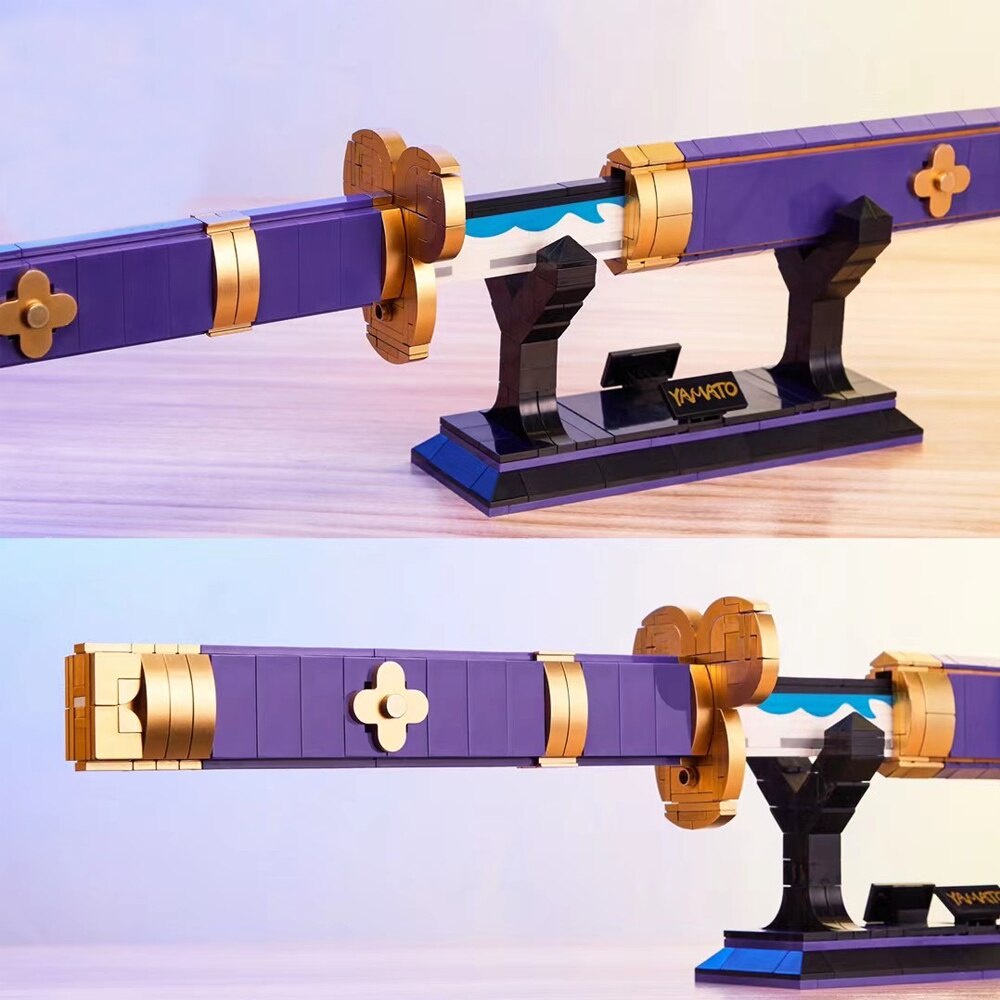 Đồ chơi Lắp ráp Mô hình DK1502 936 Pcs Creative Expert Ideas Brick Sword Weapon Yan Mo Sword Moc Bricks