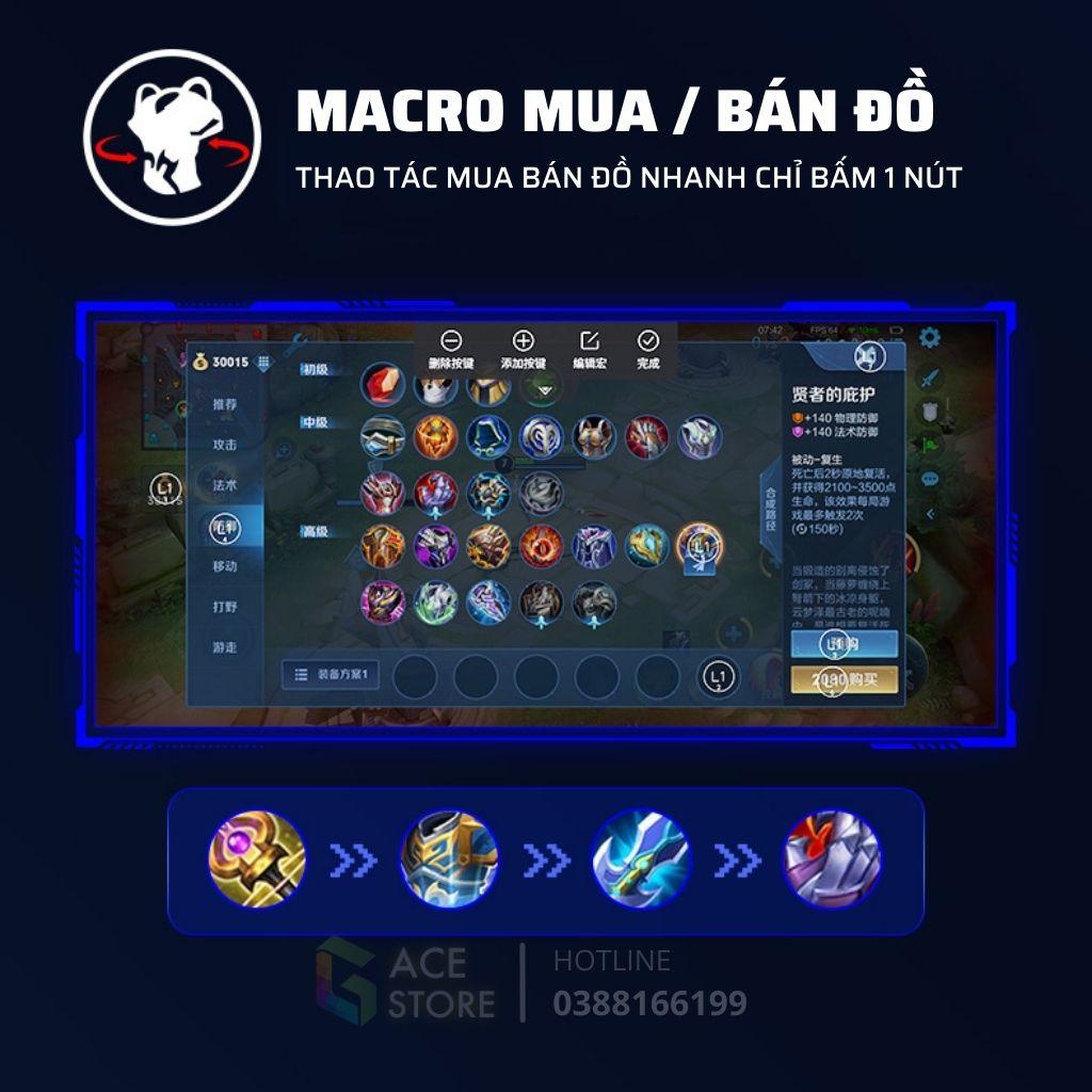 Gamwing Aobing Lite | Tay cầm chơi game di động hỗ trợ macro và ghìm tâm