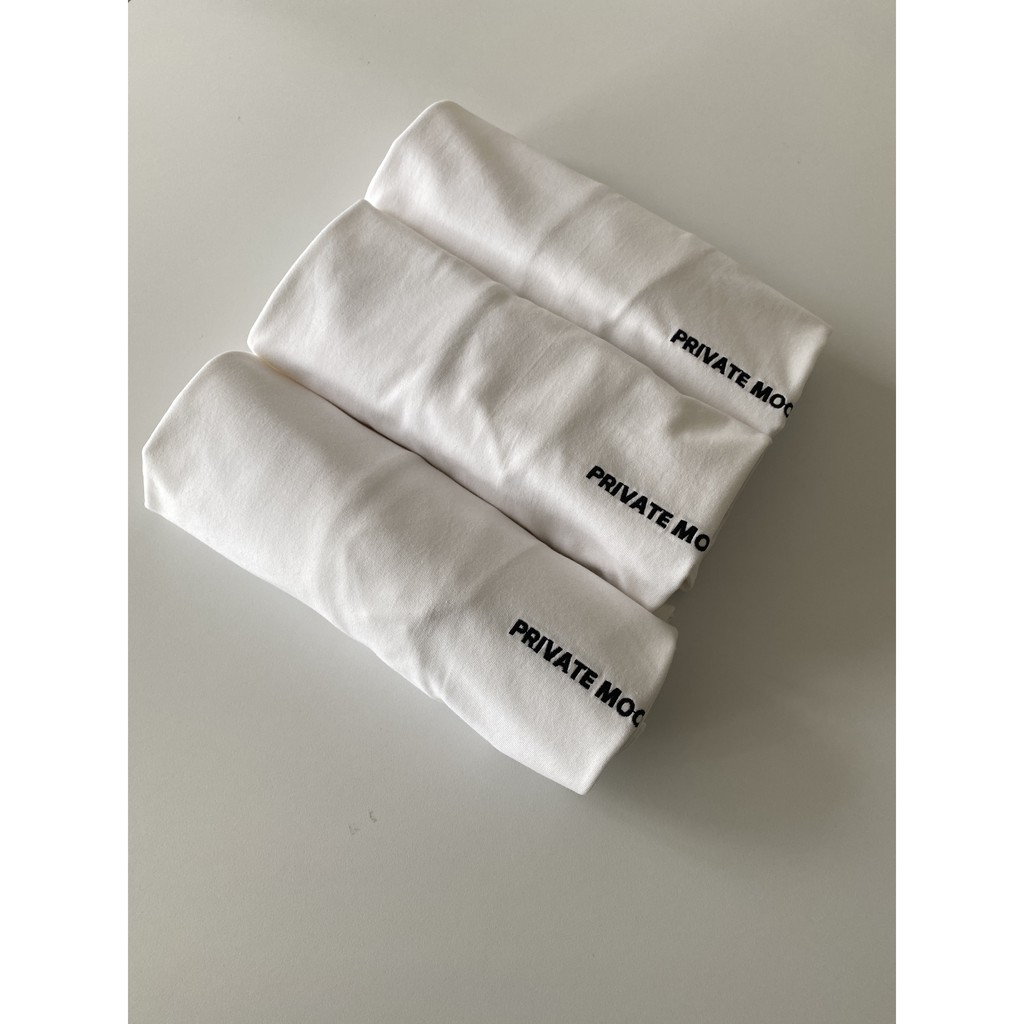 Áo thun PRIVATE MOOD® small logo basic T-shirt black/white | BigBuy360 - bigbuy360.vn