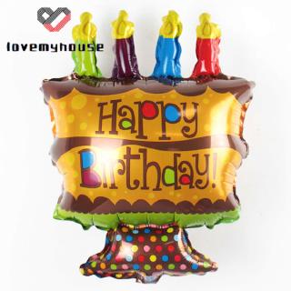 Bong Bóng Nhôm Hình Chữ Happy Birthday Dễ Thương