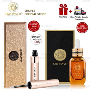 Combo Siêu Tiết Kiệm zzVENUS [Siêu Dưỡng mi KING VENUS ® và Serum Kích Mọc Tóc KING VENUS ®]