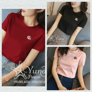 Áo thun cotton thái nhập thêu cao cấp