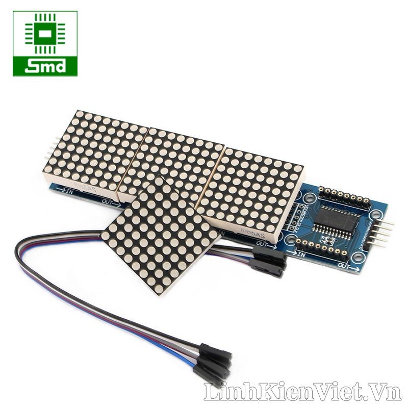 Module matrix 8x24 màu đỏ MAX7219 (SPI)