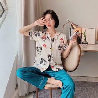 Đồ ngủ vải satin cực xinh 40-58kg