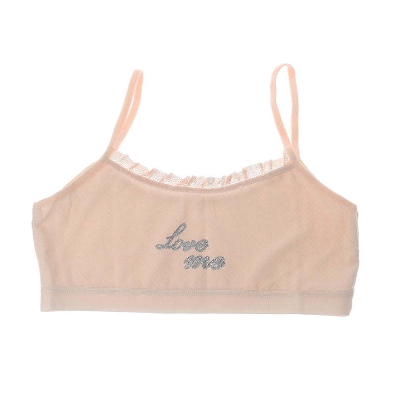 Áo Tank Top Chất Liệu Cotton Màu Trơn Xinh Xắn Cho Bé Gái