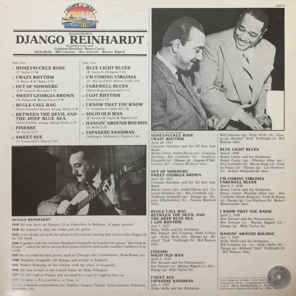 Stereomate - LP Vinyl: Django Reinhardt