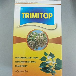 Nhiệt miệng Trimitop hộp 50 viên nang