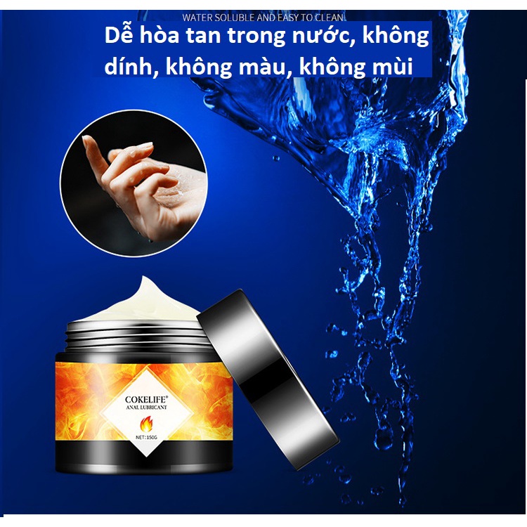 Hộp GEL massage Cokelife Fisting Cream 150ml, gel bôi hỗ trợ