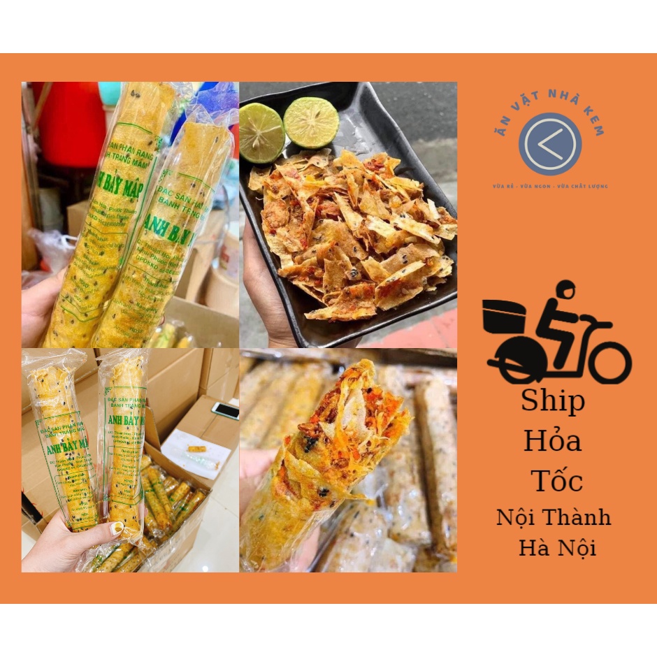 BÁNH TRÁNG NƯỚNG CUỘN MẮM RUỐC 🔥 ANH BẢY MẬP 🔥