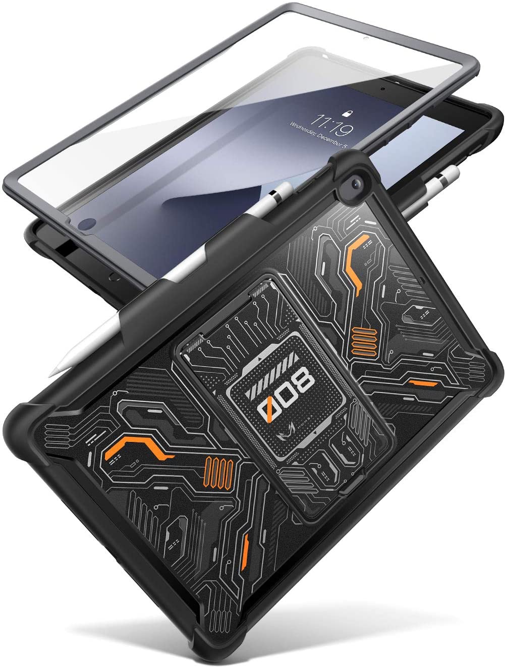 Ốp Máy Tính Bảng SUPCASE Mumba Tích Hợp Bảo Vệ Màn Hình Và Giá Đỡ Bút Cảm Ứng Cho iPad 10.2 Thế Hệ Thứ 7/8 | BigBuy360 - bigbuy360.vn