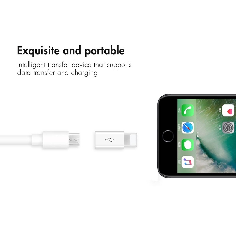 【Lowest price online】 Micro USB Data Converter Head For Iphone 6/7 / x / 8 / plus Xs Max
