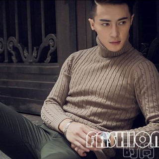 Áo len nam cổ lọ hàn quốc