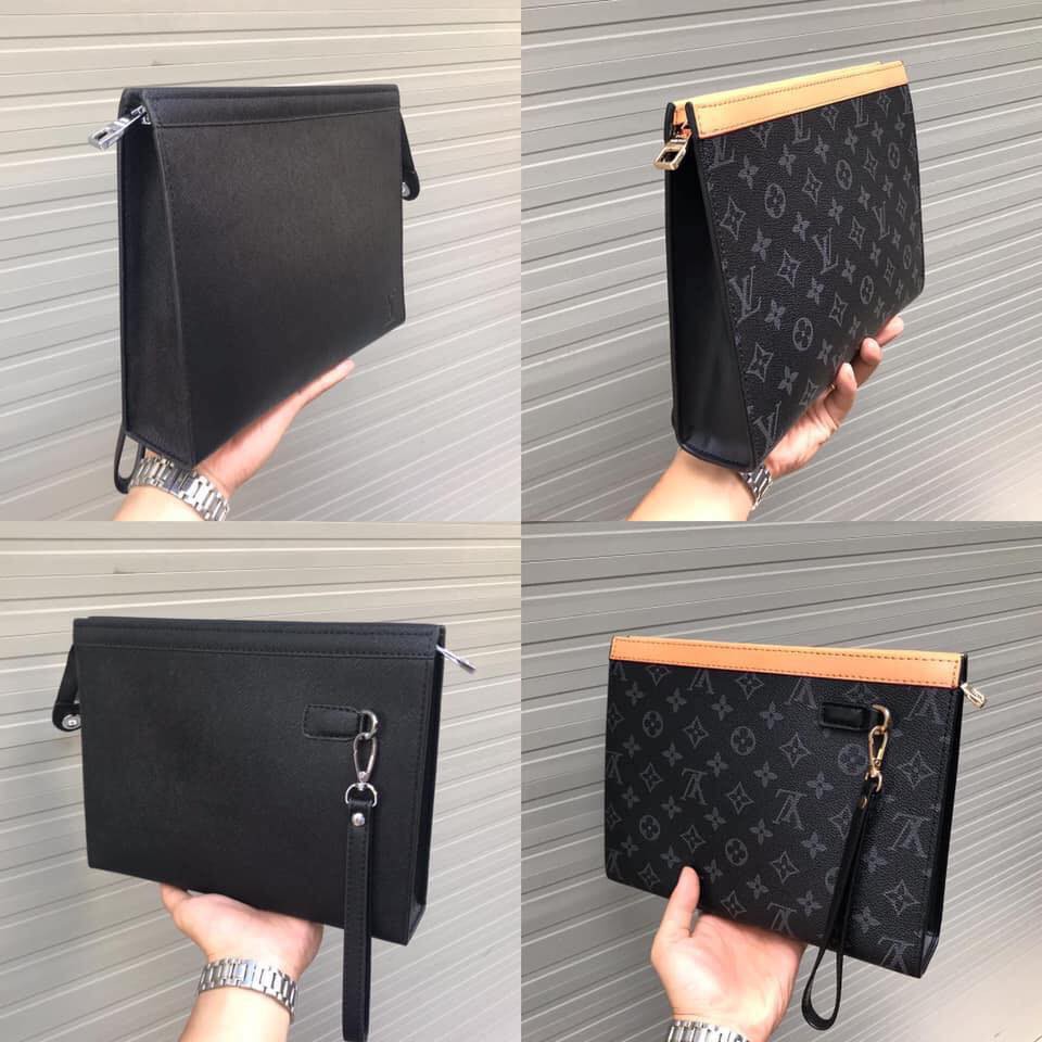 👝HIGH FASHION👝 Ví ví cầm tay, ví clutch siêu cấp, kẹp nách thời trang FULLBOX KT SG