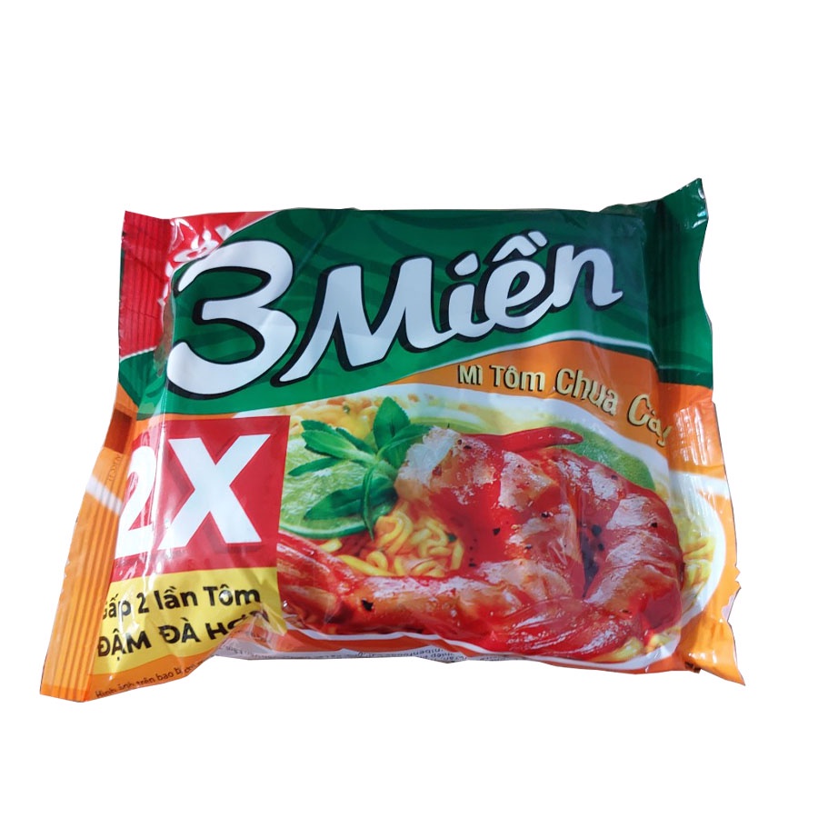 Thùng 30 gói mì tôm chua cay 3 miền                                                      - siêu rẻ giá tốt date luôn mới