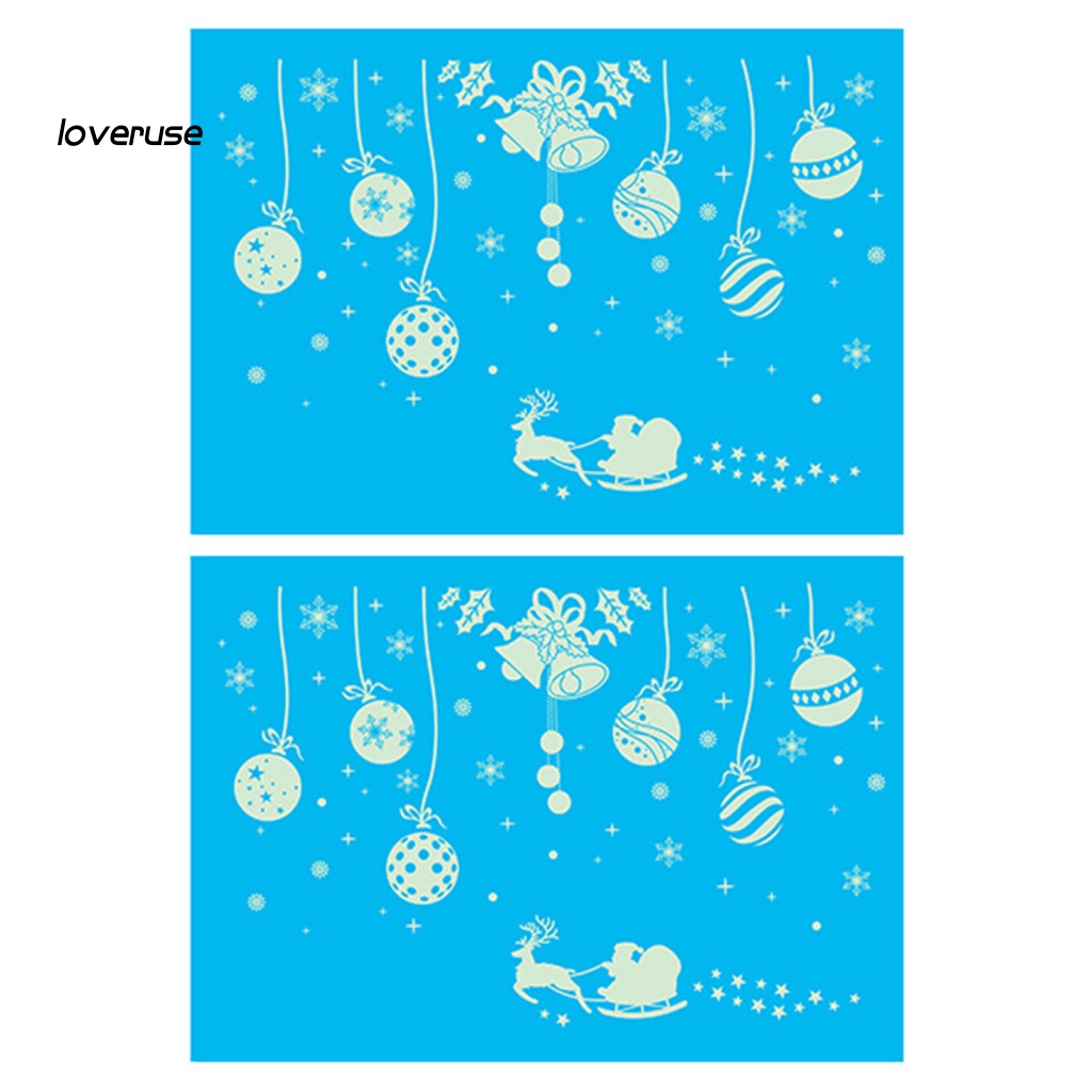 Set 2 Sticker Dán Tường Phát Quang Họa Tiết Dễ Thương Bắt Mắt