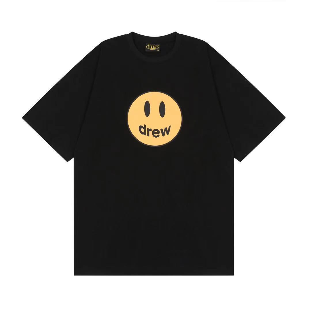 Drew House tide brand Bibo, hip-hop loose T-shirt men's round neck cotton short sleeve big smile