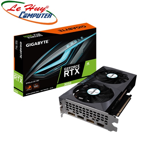 Card Màn Hình - VGA GIGABYTE RTX 3050 Eagle OC 8GB (GV-N3050EAGLE OC-8GD)