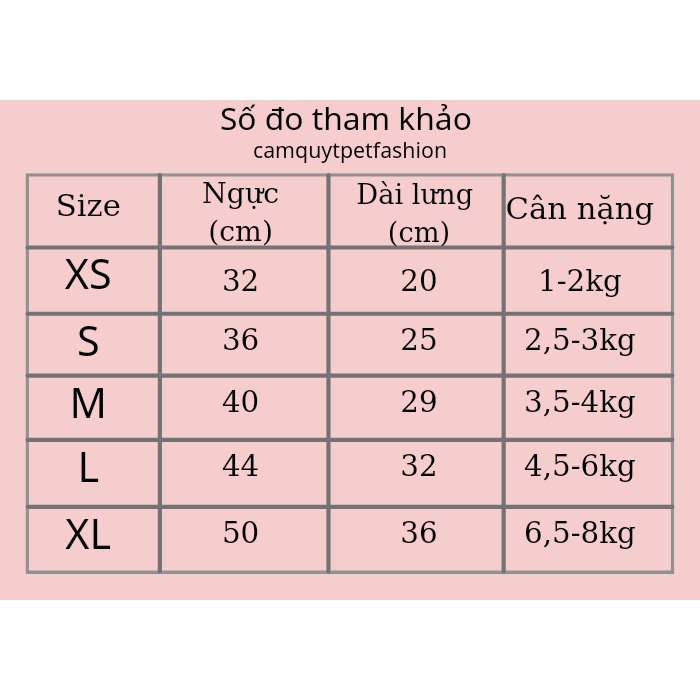 Dây dắt kiểu váy CAMQUYTSTORE phong cách Lolita màu hồng dễ thương cho thú cưng