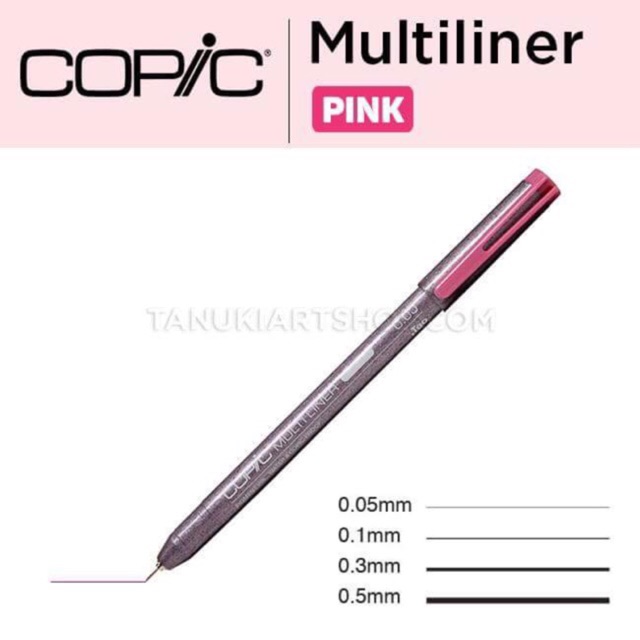 Copic Multiliner lẻ Pink color
