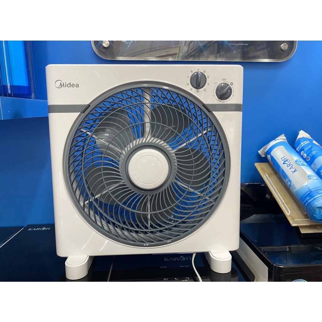 Quạt hộp điện để bàn tản , Quạt tản hộp Midea KYT30-15A / KYT30-21MA /  KYT25-22MW / KYT25-15A  tiết kiệm điện