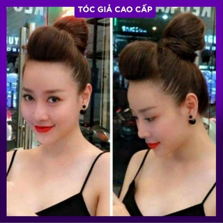 Compo búi phồng mái phồng hình thật